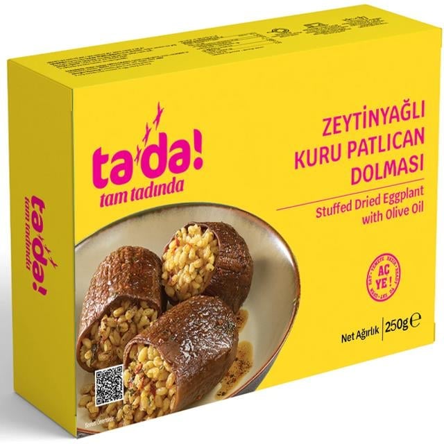 Tada Zeytinyağlı Kuru Patlıcan Dolmas 250gr