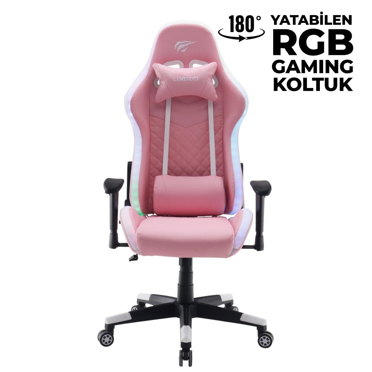 Havit Gamenote GC927 Profesyonel Gaming Rgb Oyuncu Koltuğu - Pembe