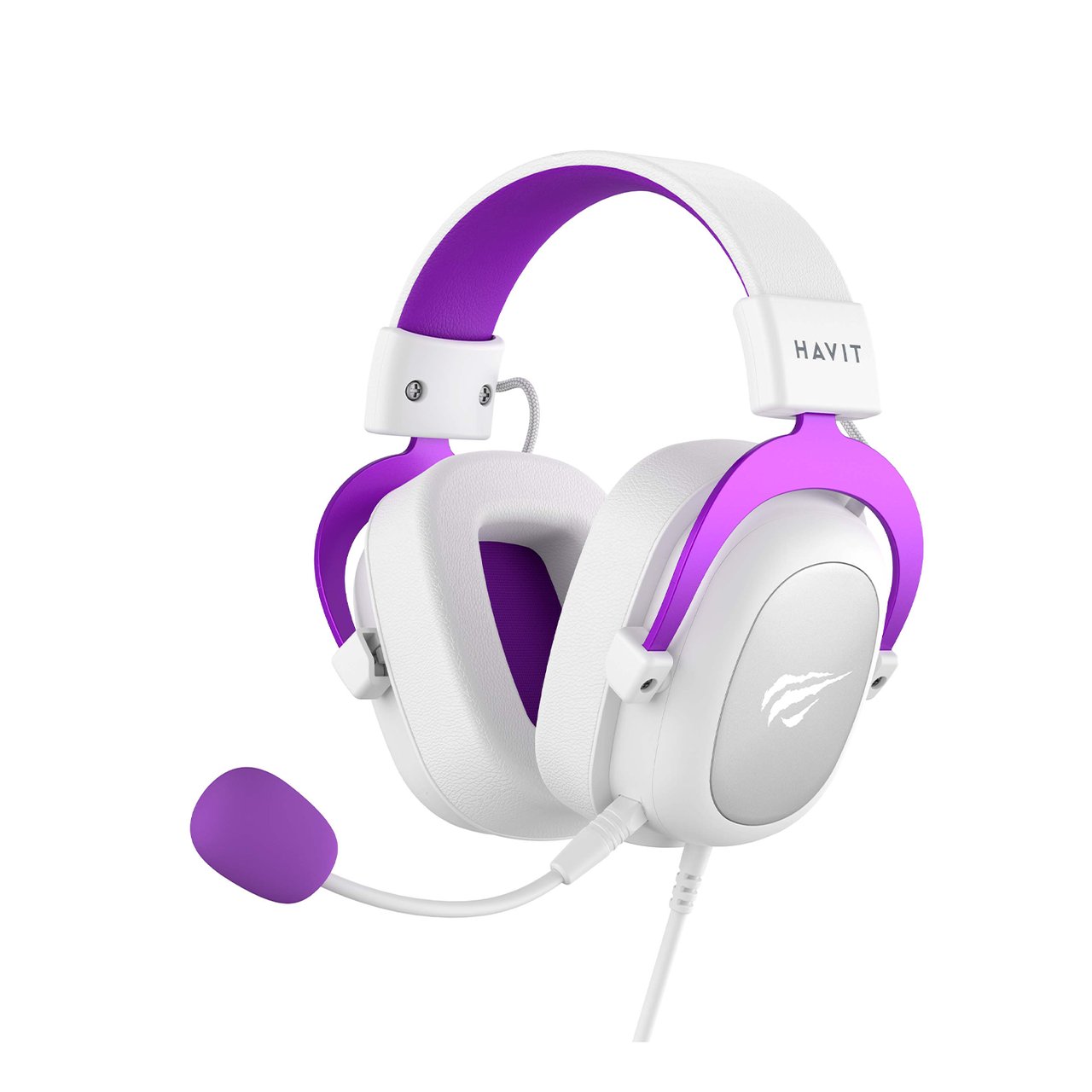 Havit Gamenote H2002D Mikrofonlu Gaming Kulaklık - Mor/Beyaz