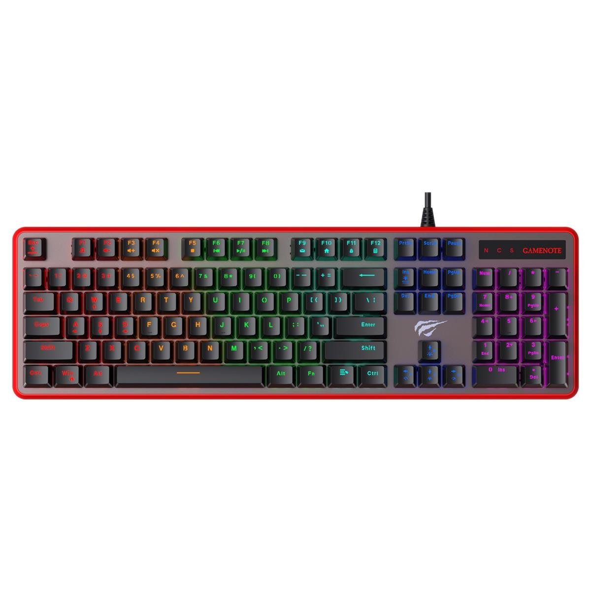 Havit Gamenote KB870L RGB Backlit Gaming Mekanik Klavye