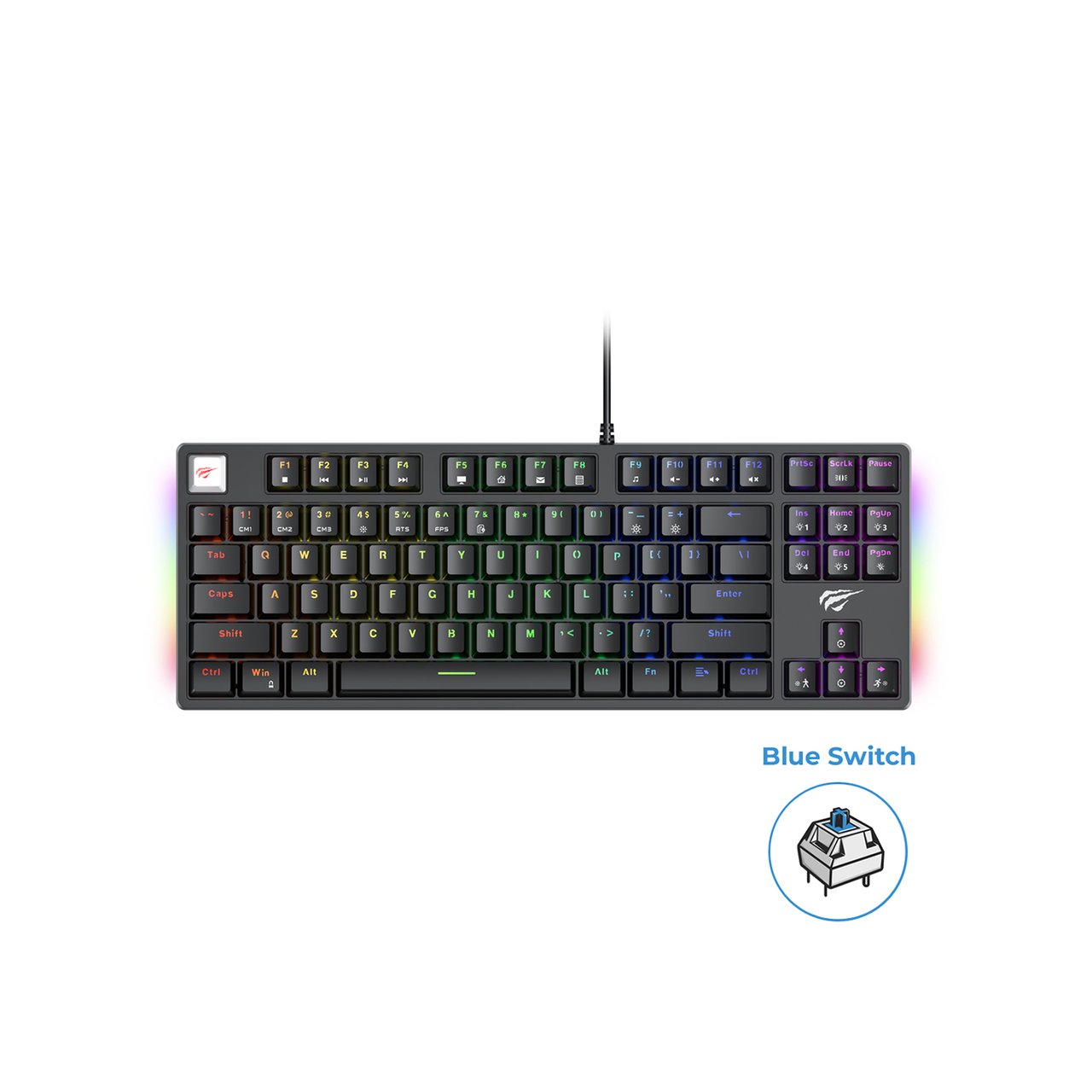 Havit Gamenote KB890L RGB Gaming Klavye