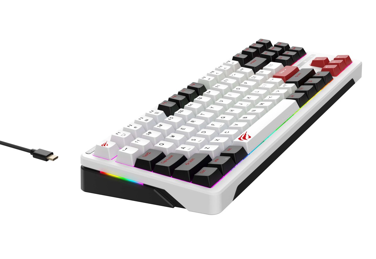 Havit Gamenote KB902L Gasket RGB Mekanik Klavye - Red Switch
