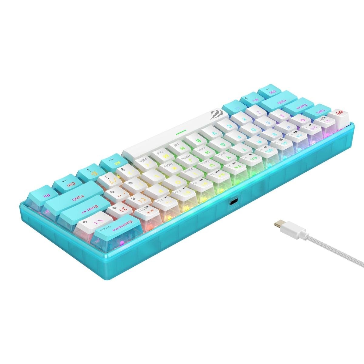 Havit Gamenote KB903L Mekanik %60 Klavye - Mavi