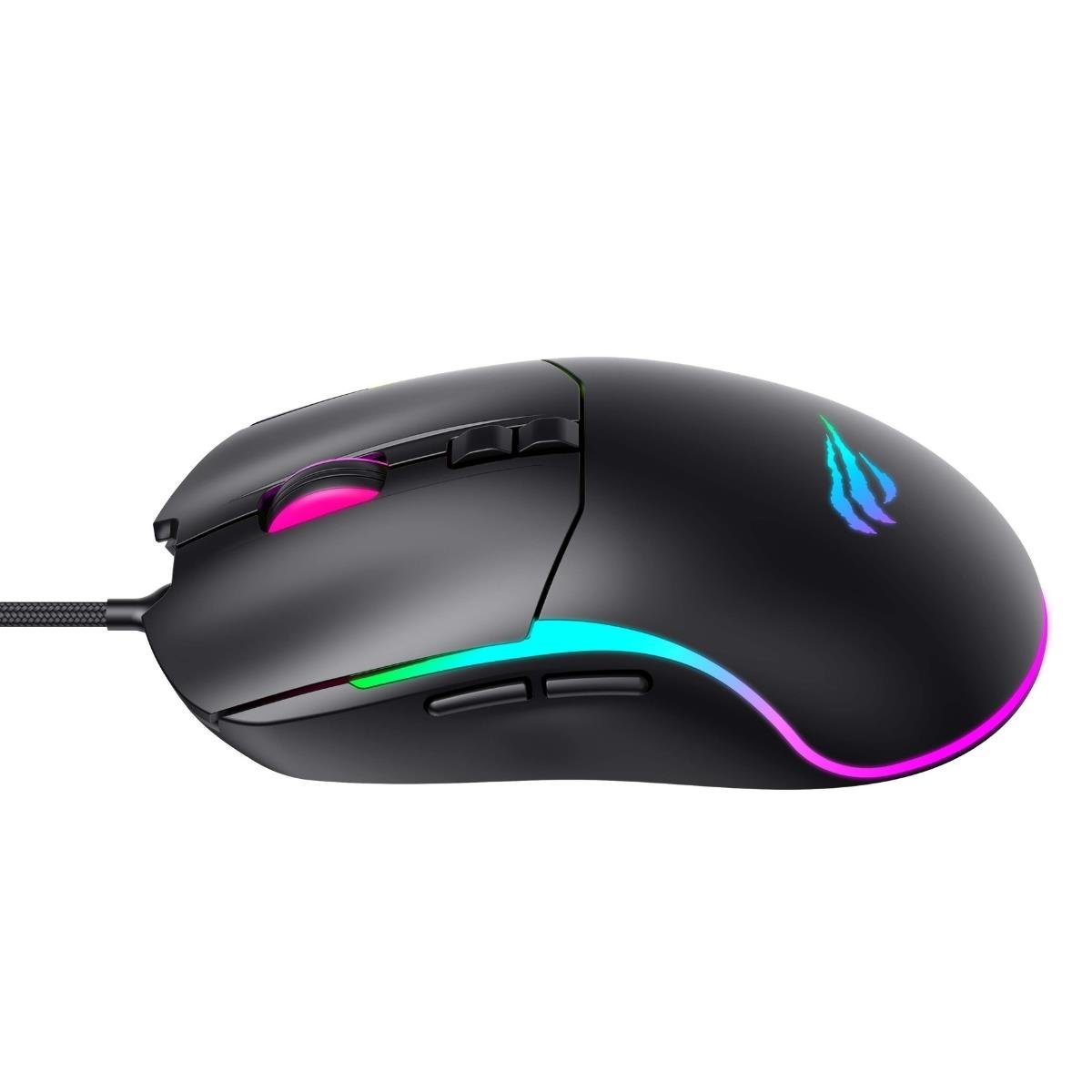 Havit Gamenote MS1020S RGB Işıklı Programlanabilir Gaming Mouse - 7 Tuş | 7200 DPI - Siyah