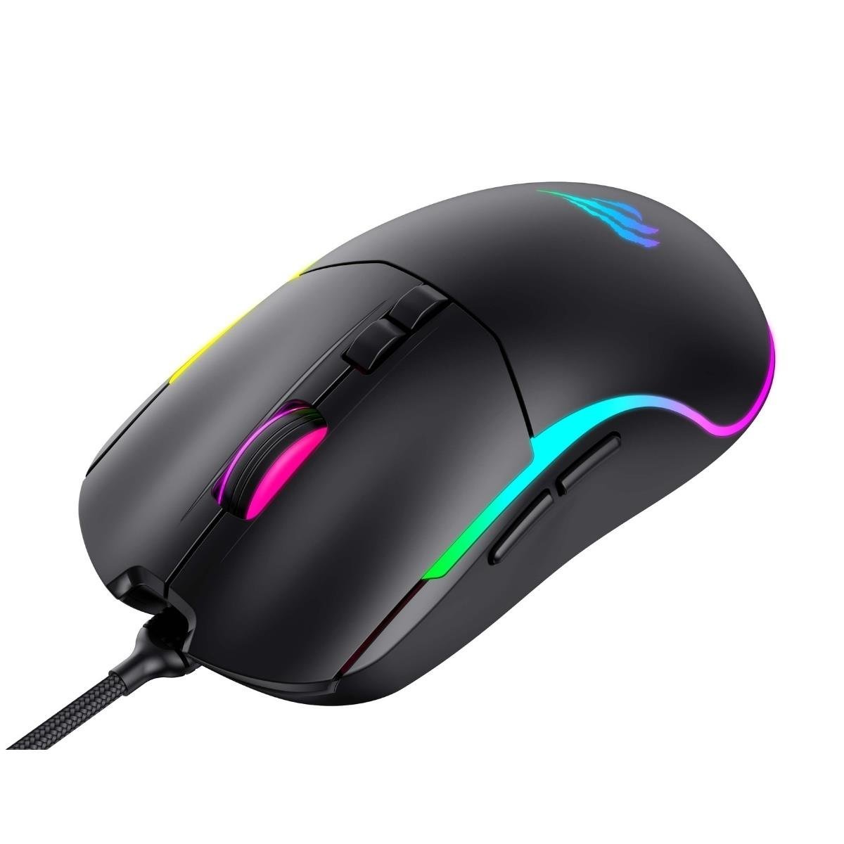 Havit Gamenote MS1020S RGB Işıklı Programlanabilir Gaming Mouse - 7 Tuş | 7200 DPI - Siyah
