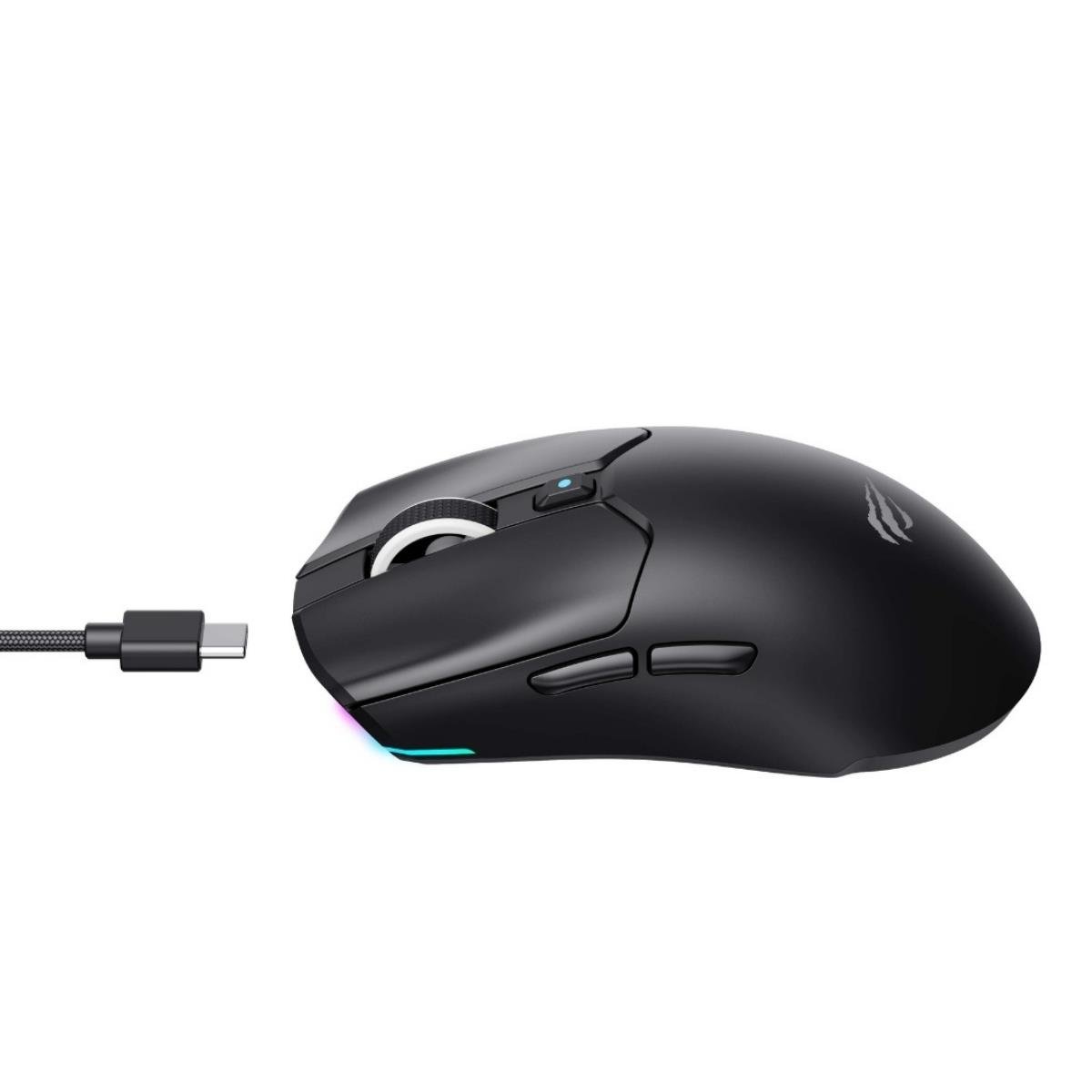 Havit Gamenote MS974WB Tri-Mode RGB Kablosuz Gaming Mouse - Siyah