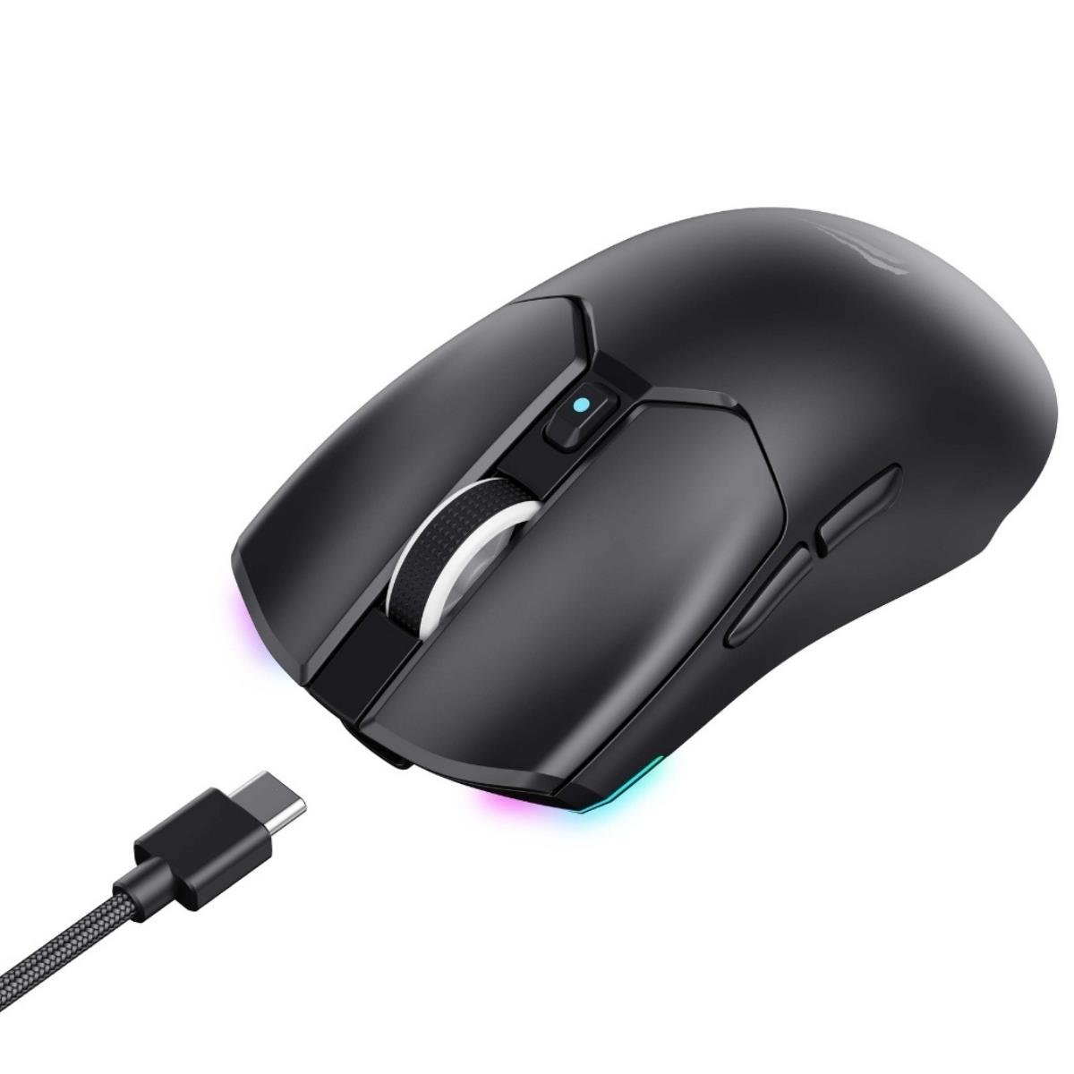 Havit Gamenote MS974WB Tri-Mode RGB Kablosuz Gaming Mouse - Siyah