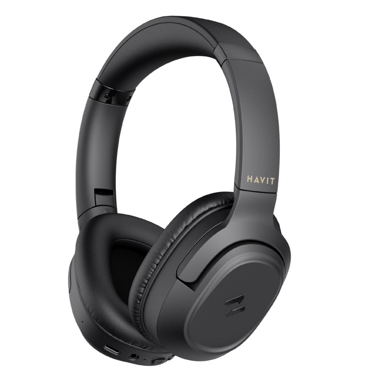 Havit H612BT Bluetooth Kulaküstü Kulaklık - 50 Saat, Katlanabilir - Siyah