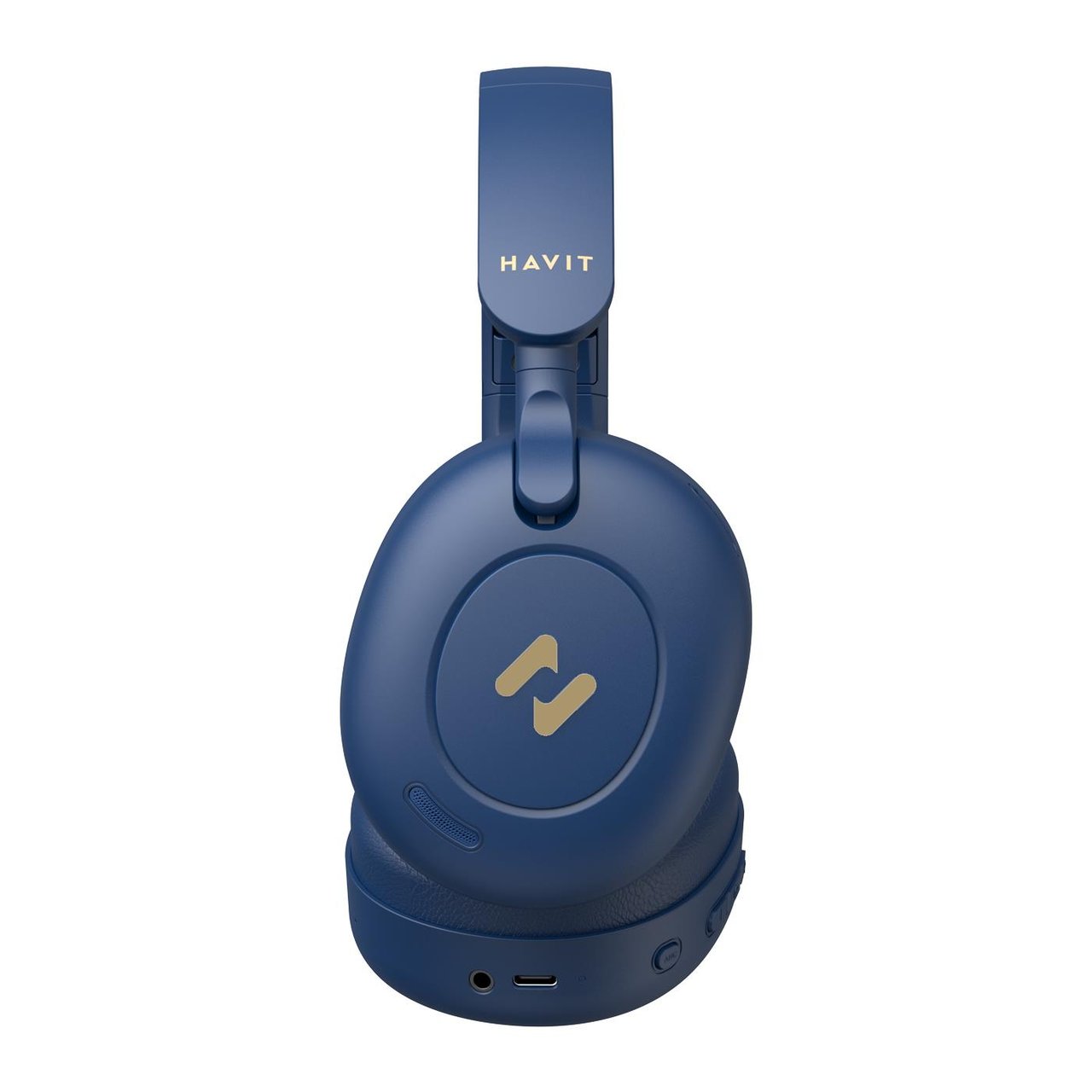 Havit H655BT PRO Hi-Res ANC Kulaküstü Bluetooth Kulaklık - 80 Saat Batarya, AI Gürültü Önleme - Mavi