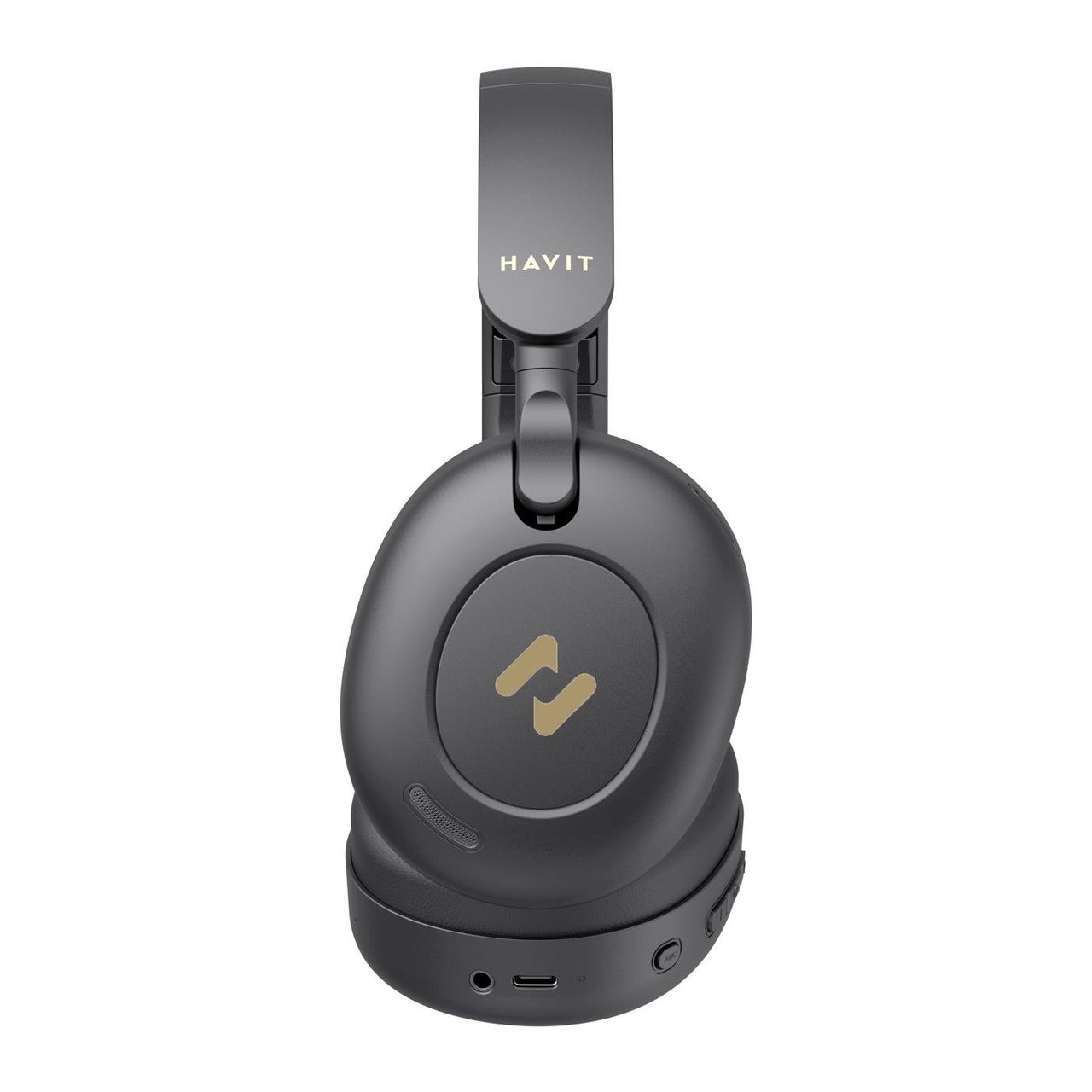 Havit H655BT Pro Hi-Res Anc Kulaküstü Bluetooth Kulaklık - 80 Saat Batarya, Aı Gürültü Önleme-Siyah