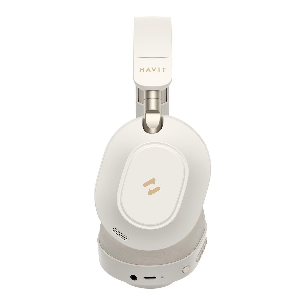 Havit H668BT ANC Bluetooth Kulaküstü Kulaklık - Bej