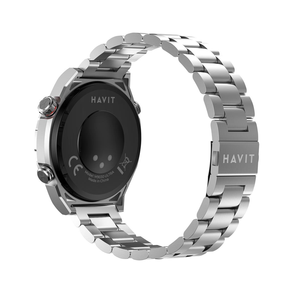 Havit M9030 ULTRA Amoled HD 46MM Akıllı Saat Gri Metal Kordon