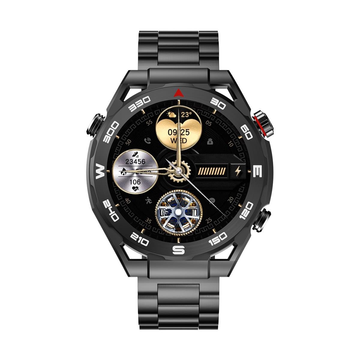 Havit M9030 ULTRA Amoled HD 46MM Akıllı Saat Siyah Metal Kordon