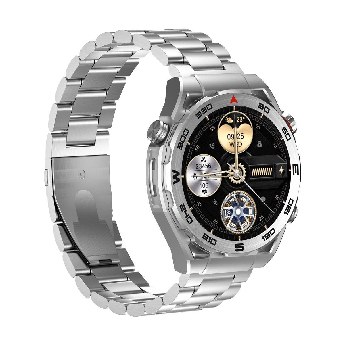 Havit M9030 ULTRA Amoled HD 46MM Akıllı Saat Gri Metal Kordon