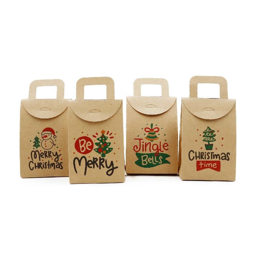 10x15 Yılbaşı Temalı Çanta Model Kutu (5'li Set)