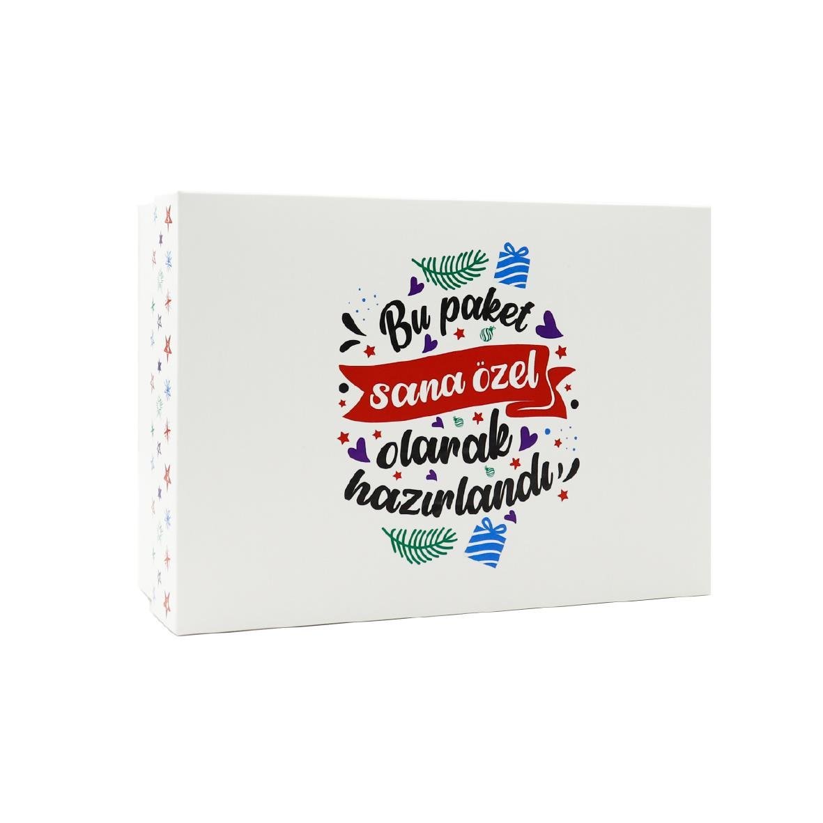 25x18x10 Özel Tasarım Kapaklı Hediye Kutusu M1