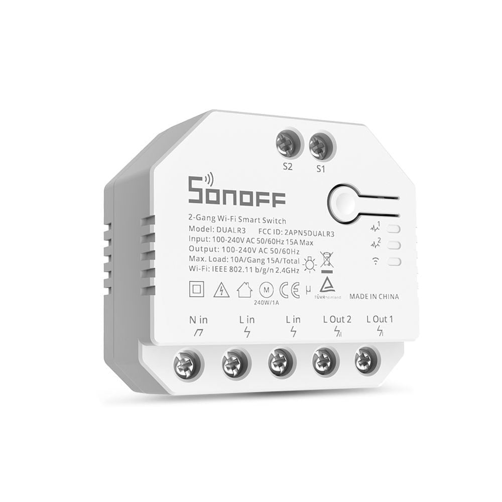 SONOFF DUALR3 çift kanal akıllı röle