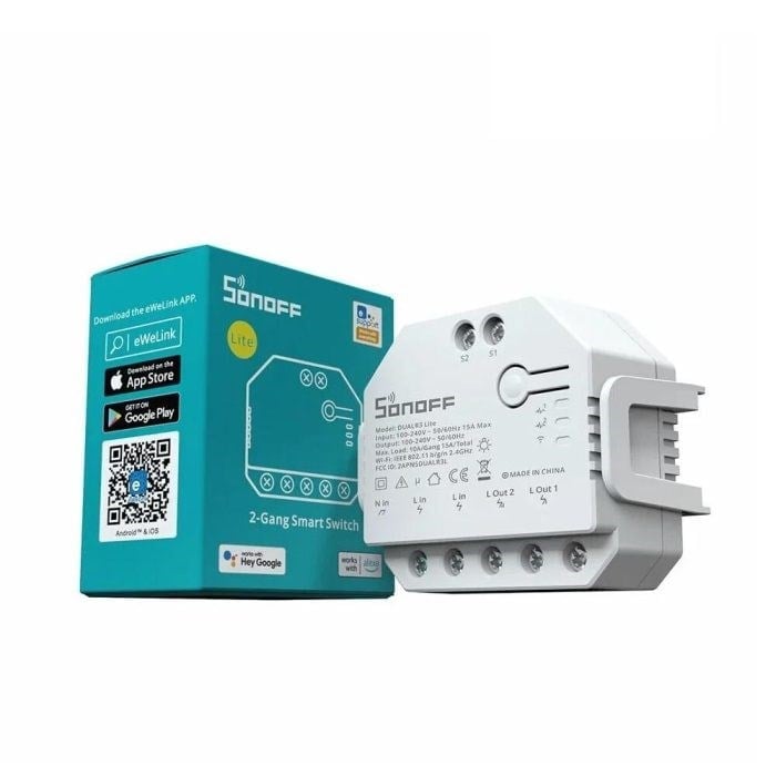 SONOFF DUALR3 Lite Wi-Fi 2 Kanal Akıllı Röle