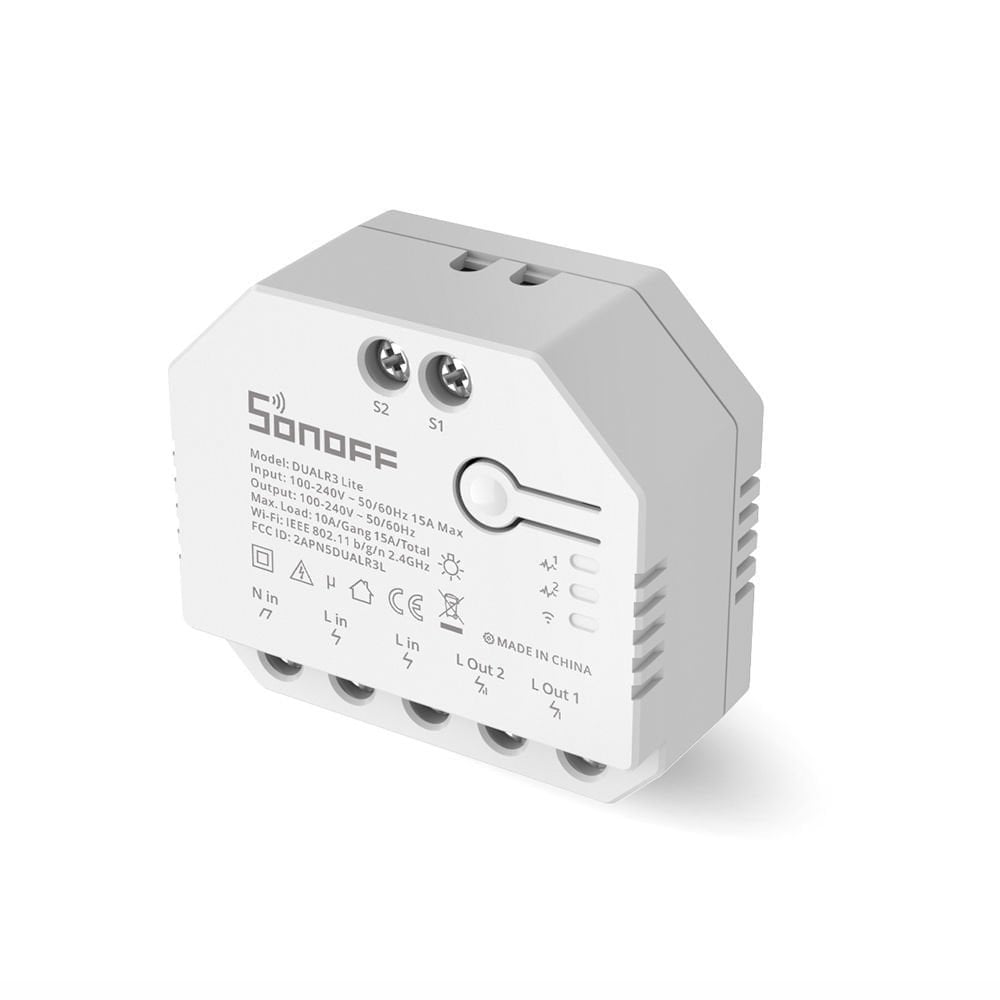 SONOFF DUALR3 Lite montaj detayı