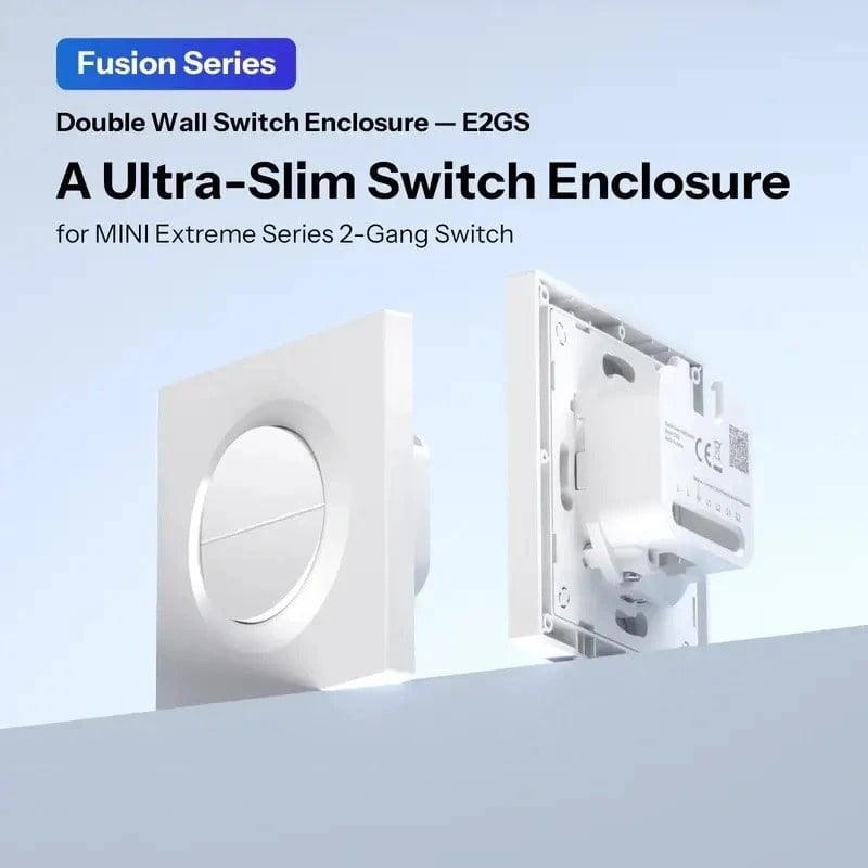 SONOFF E2GS Fusion Series ultra ince çiftli duvar anahtarı kasası
