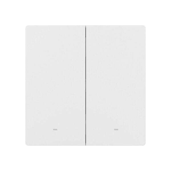 SONOFF M5-2C-86W Matter çift tuşlu akıllı duvar anahtarı ön görünüm