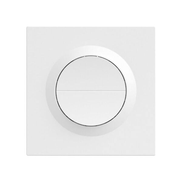 SONOFF MINI-2GS-E beyaz çift tuşlu Matter Wi-Fi akıllı anahtar ön görünüm