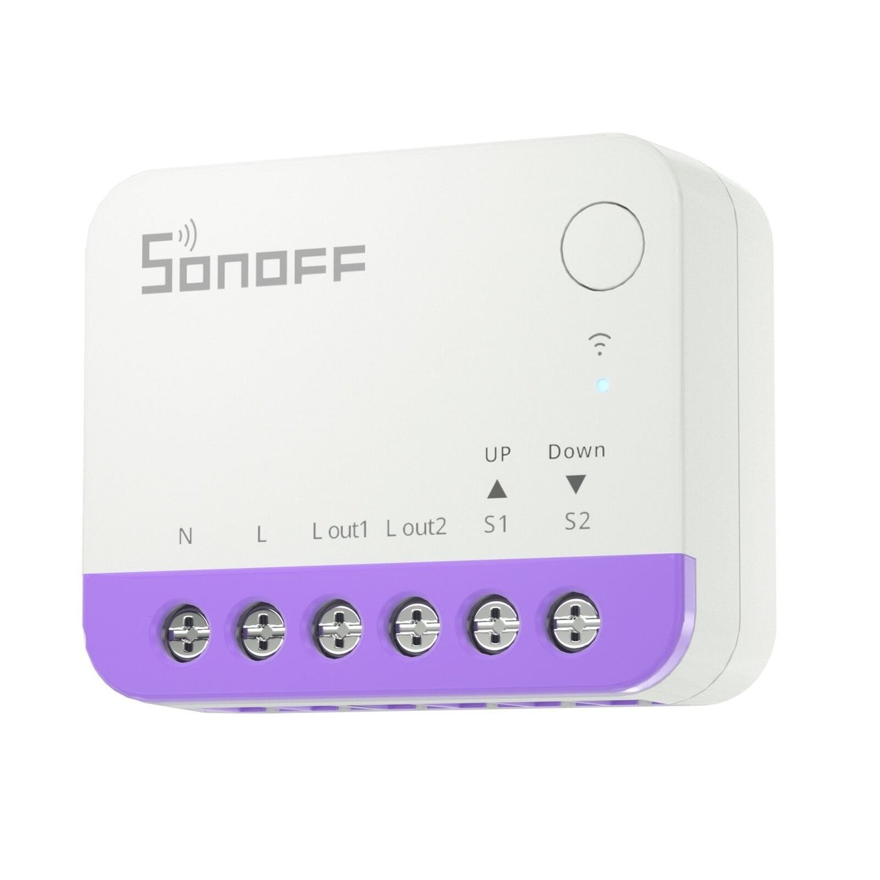 SONOFF MINI-RBS panjur kontrol rölesi ön görünüm