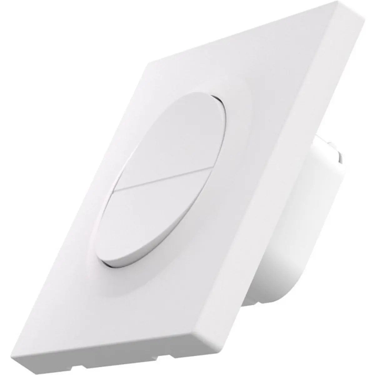 SONOFF MINI-ZB2GS-L-E beyaz çift tuşlu Zigbee akıllı anahtar yandan görünüm