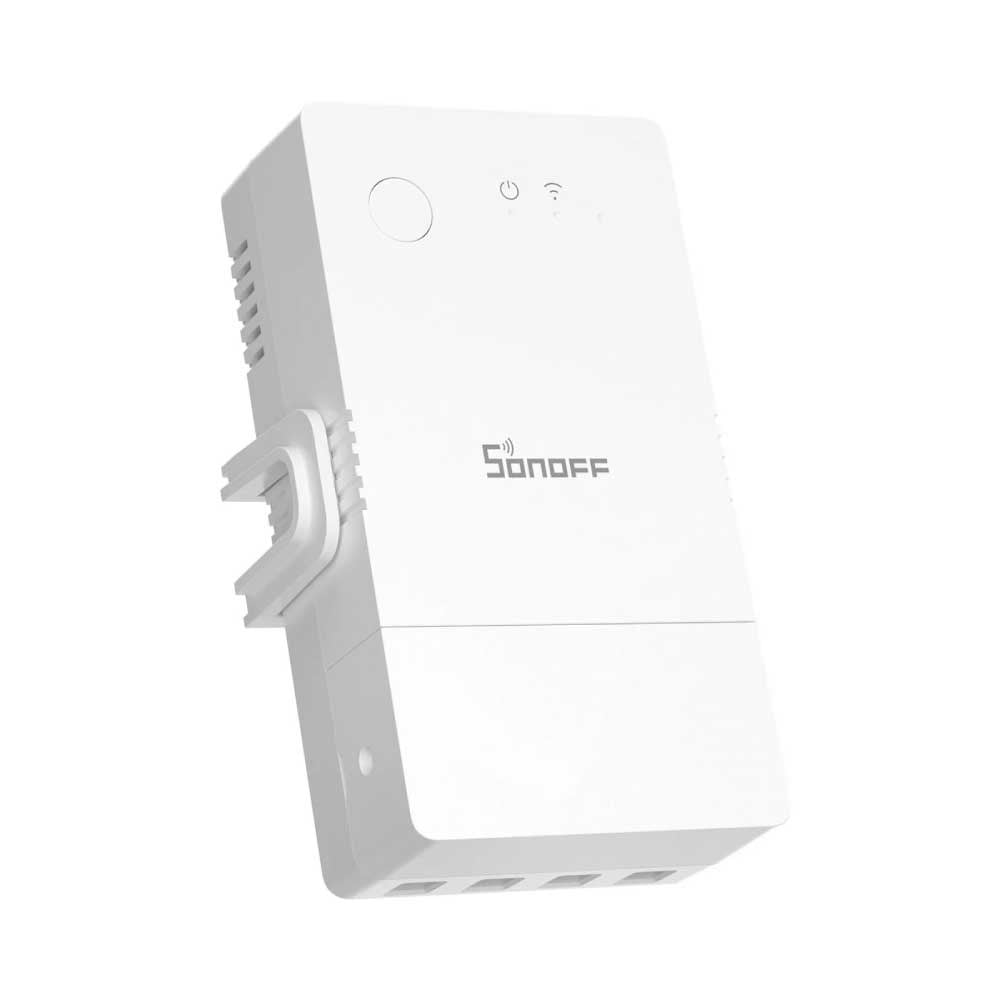 SONOFF POWR316 Wi-Fi enerji ölçüm rölesi yan açı ürün görseli