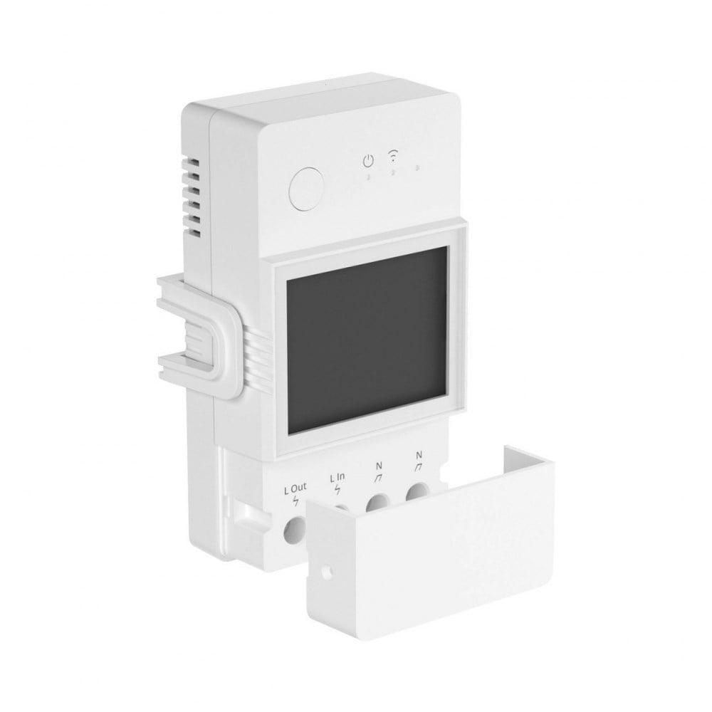 SONOFF POW Elite POWR320D klemens bağlantı alanı açık akıllı enerji ölçer