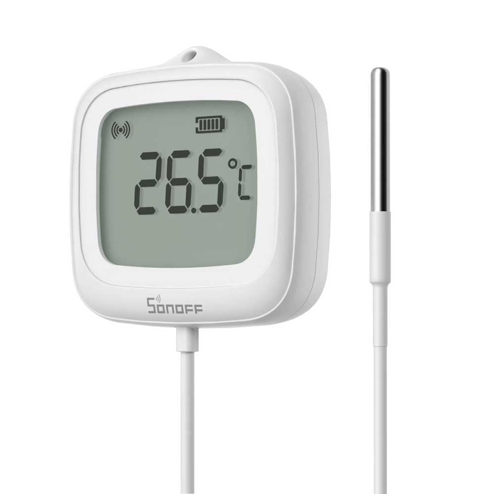 SONOFF SNZB-02LD problu dijital sıcaklık sensörü yan açı ürün görseli