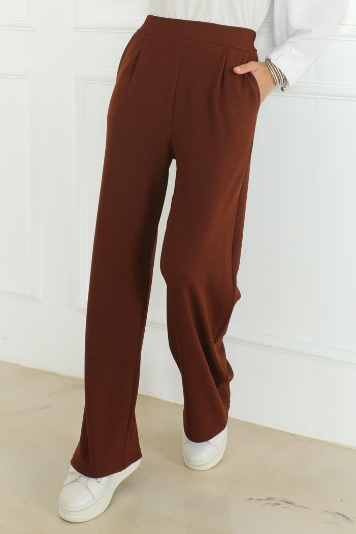Cepli Bol Paça Pantolon 1197 - Taba