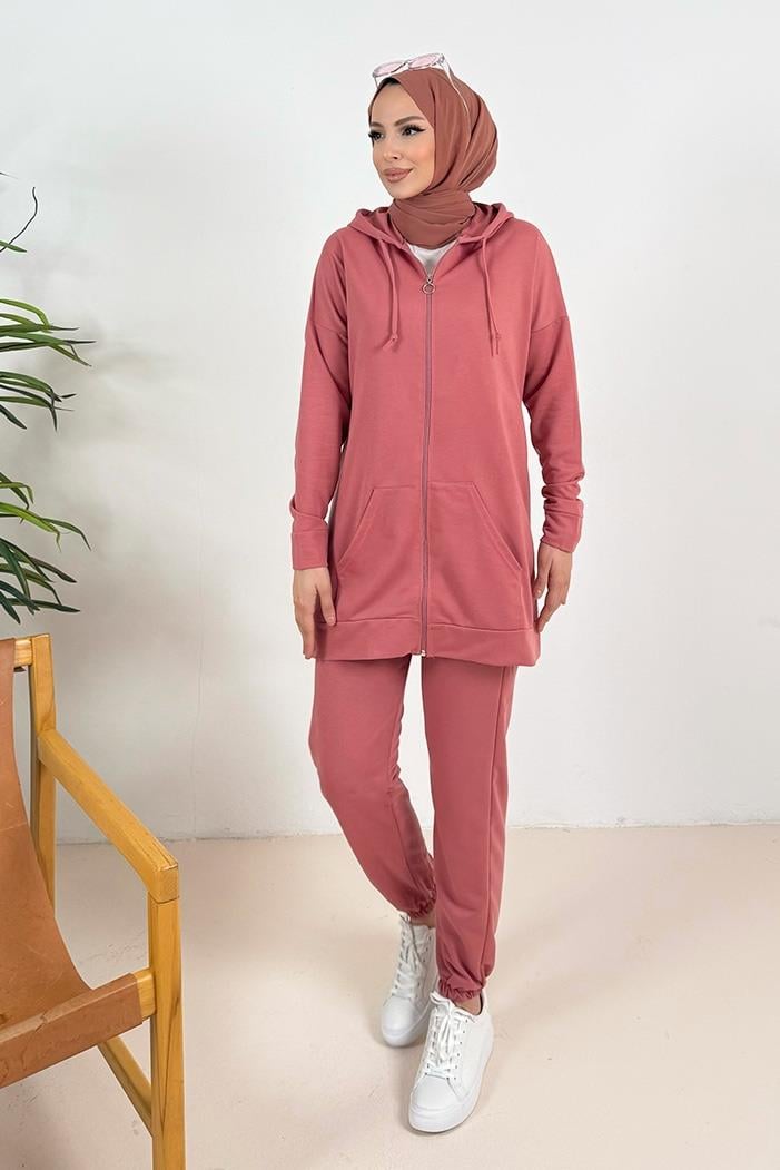 Rival Tunik Pantolon İkili Takım 1340 - Pudra