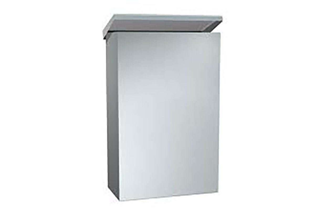 BOCCHI Kapaklı Çöp Kovası, 11 lt, Mat - Paslanmaz Çelik3900-0125