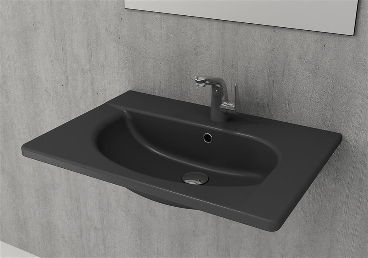 BOCCHI Taormina Arch Etajerli Lavabo, 65 cm, Antrasit1009-020-0126