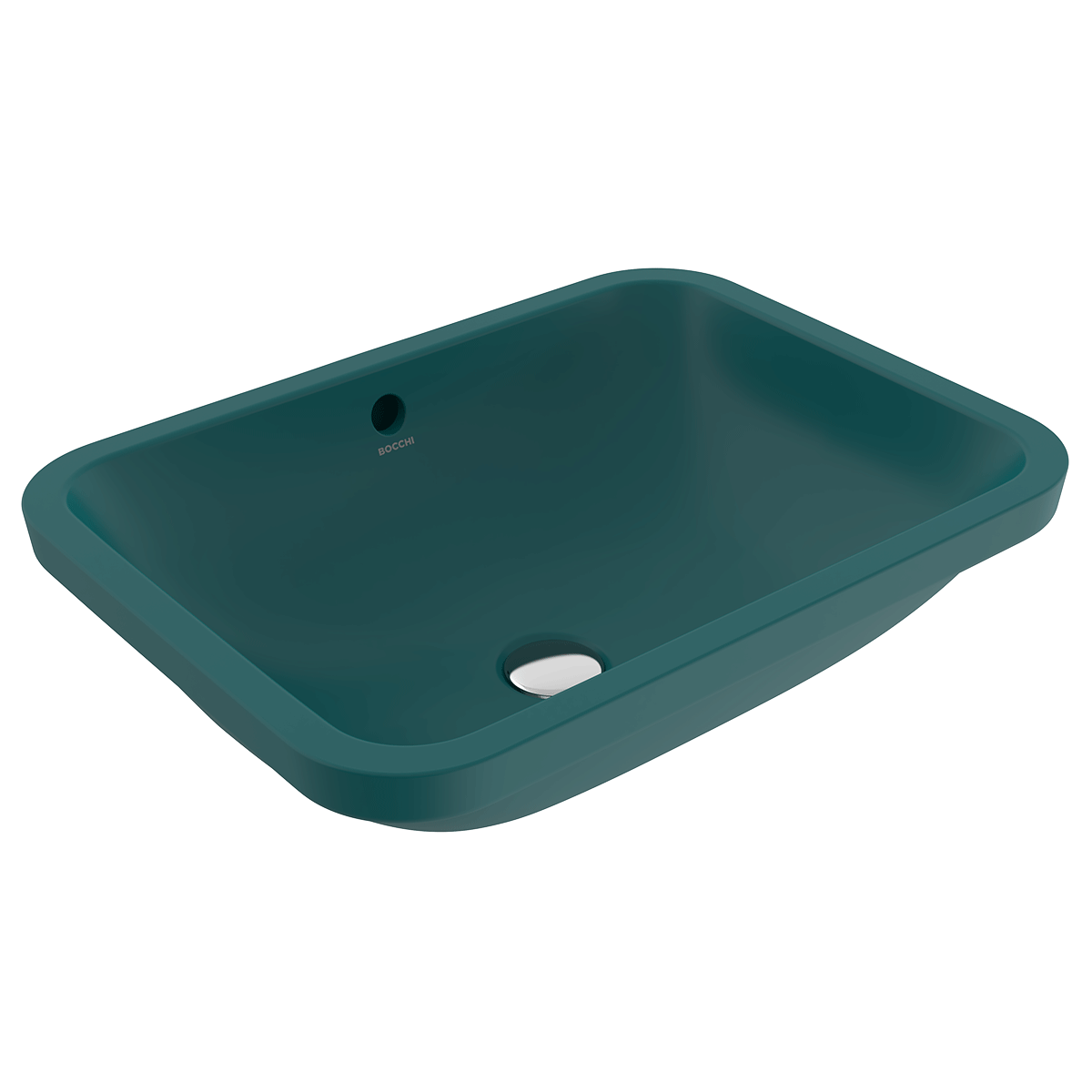 BOCCHI Taormina Tezgah Altı Lavabo, 55 cm, Mat Petrol Mavisi1006-071-0125