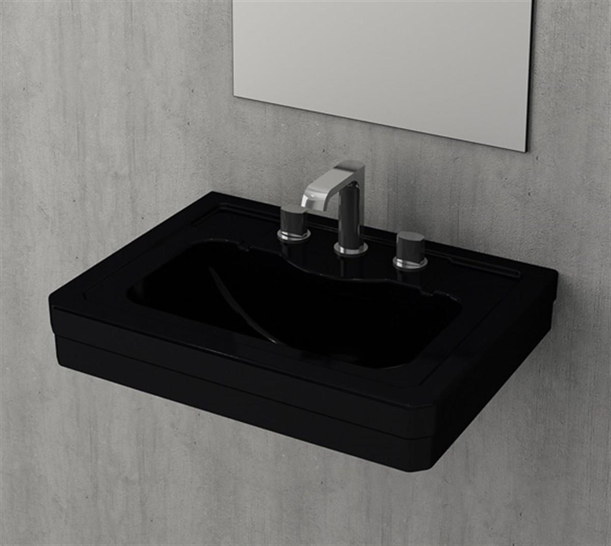 BOCCHI Verona Lavabo, 70 cm, Mat Siyah1040-004-0126