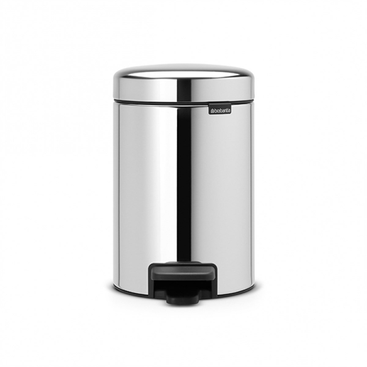 Brabantia Pedallı Çöp Kovası 3 Lt, Parlak, Paslanmaz Çelik