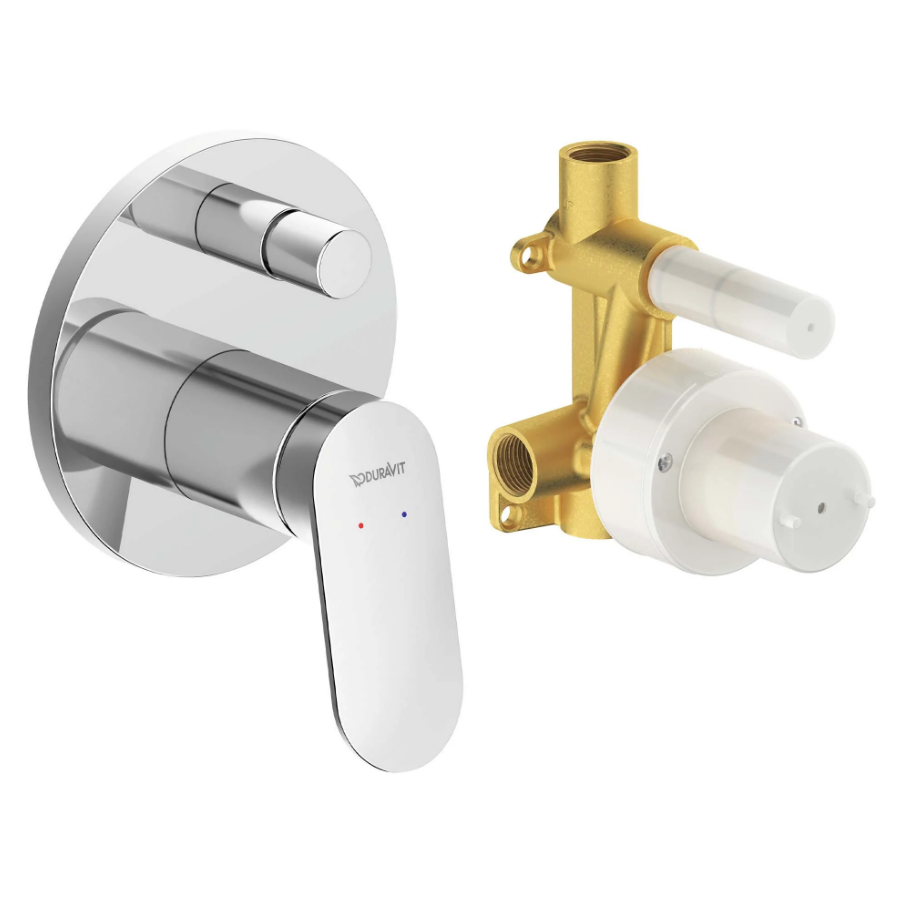 Duravit Wave Ankastre Banyo Bataryası ve İç Set Krom-WA4210008010