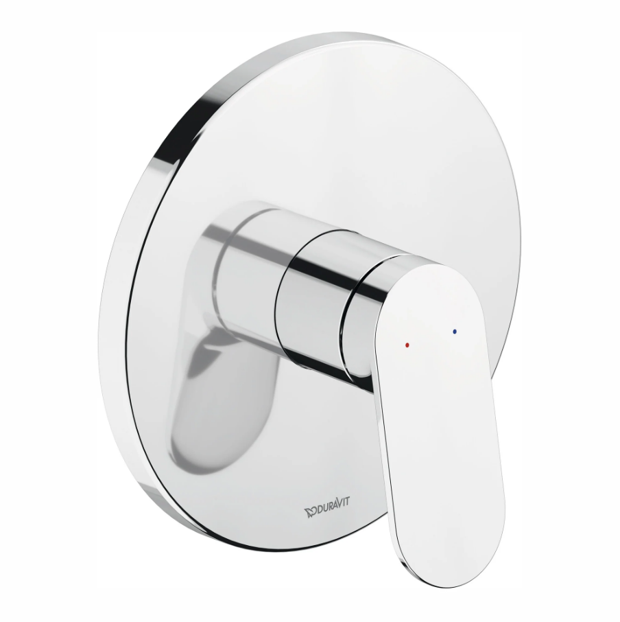 Duravit Wave Ankastre Duş Bataryası Tek Çıkışlı Parlak Krom-WA4210010010