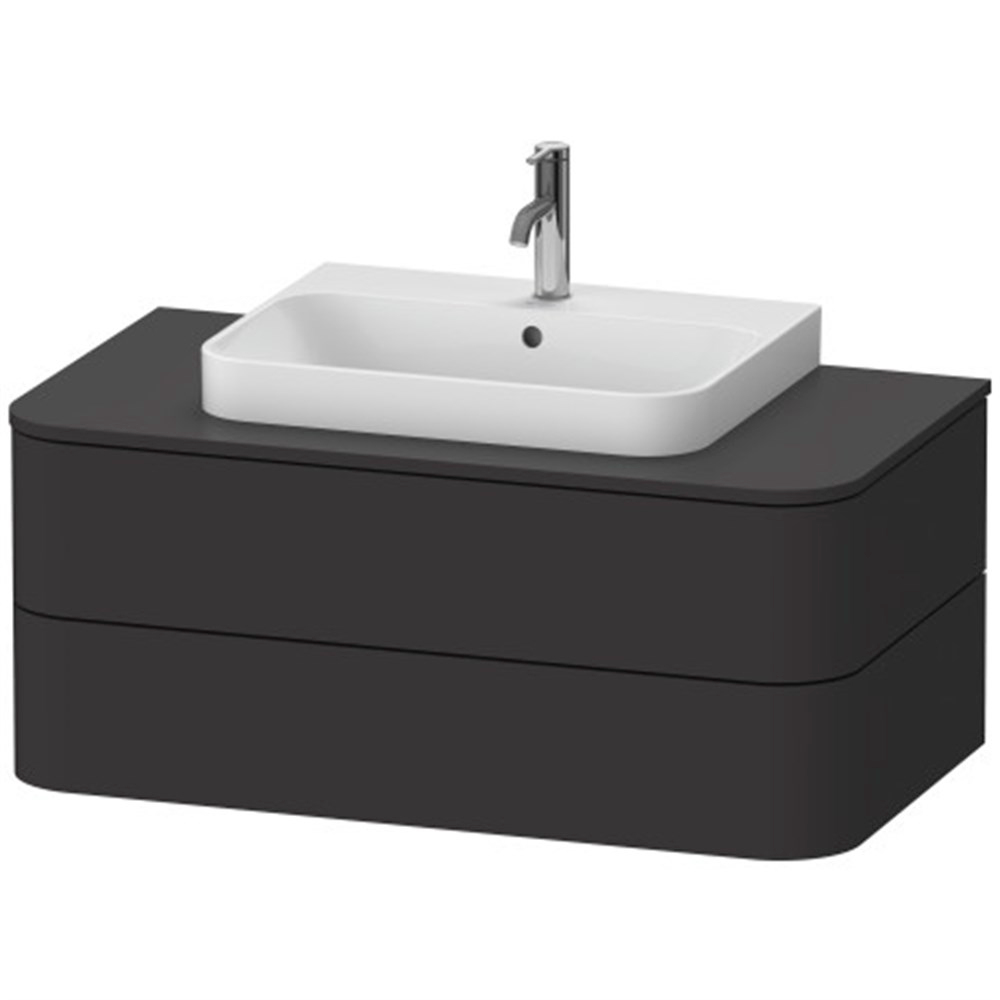 Duravit Happy D.2 Plus 100 cm Lavabo Dolabı Grafit Süper MatHP497108080