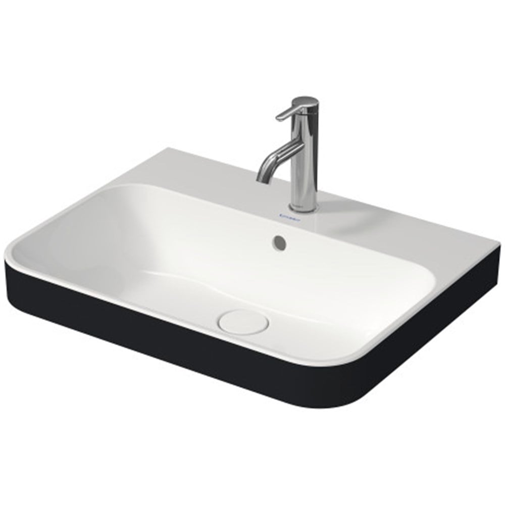 Duravit Happy D.2 Plus 60 cm Lavabo İçi Beyaz Dışı Mat Antrasit 2360606100
