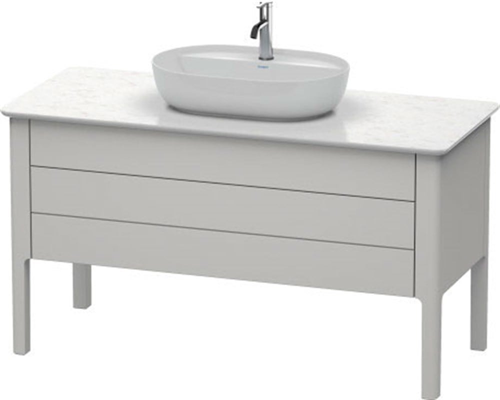 Duravit Luv Çift Çekmeceli Lavabo Dolabı 140 cm Nordic Beyaz  LU956603939