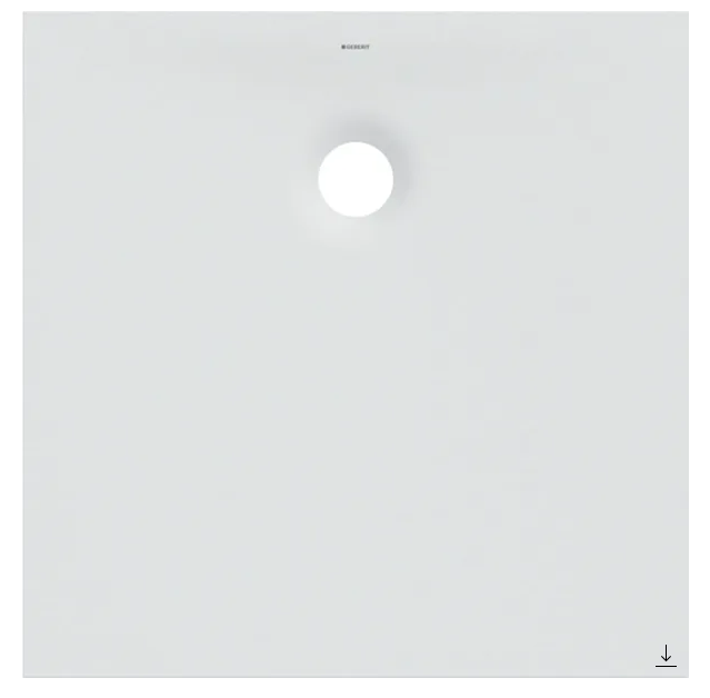 Geberit Olona duş teknesi, kare 90x90-550.751.00.1