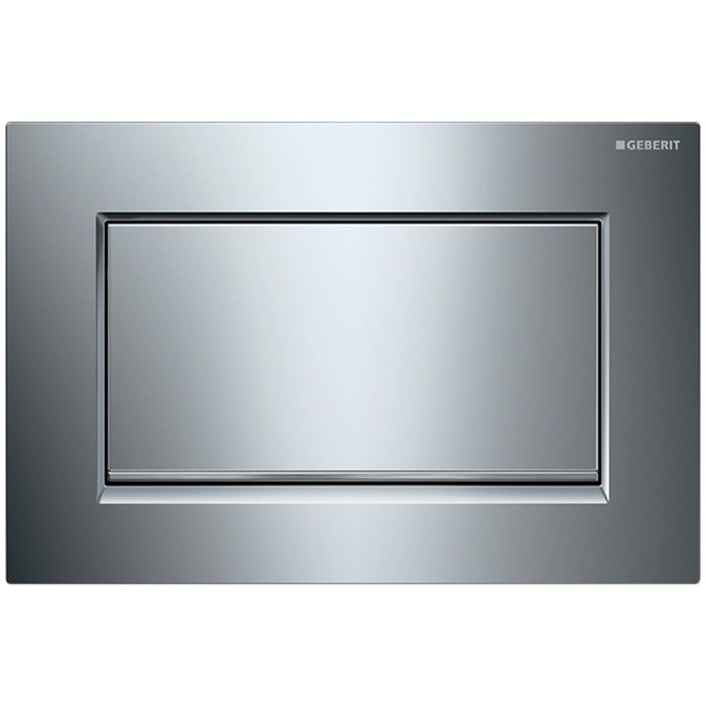 Geberit Sigma30 Kumanda Kapağı, Tek Basmalı, Parlak/Krom/Parlak