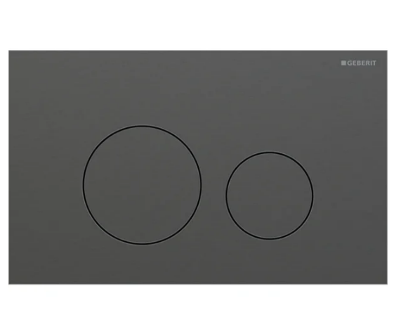 Geberit Sigma40 Round Siyah Krom Kumanda Paneli-115.628.QD.1