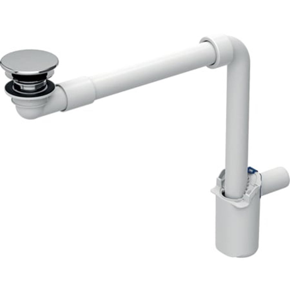 Geberit ONE dikey çıkışlı lavabo için yer tasarruflu sifon + süzgeç seti152.089.00.1