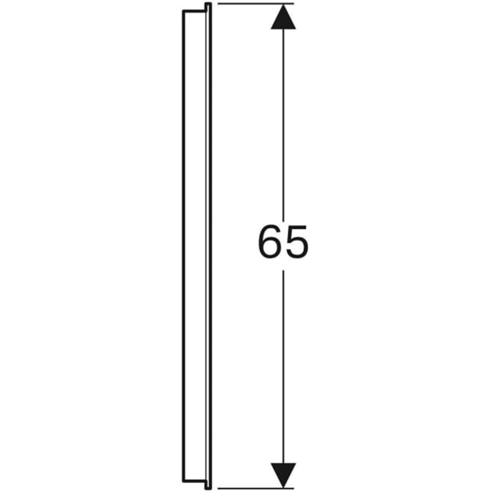 Geberit Option Basic aydınlatmalı ayna çift taraflı500.587.00.1