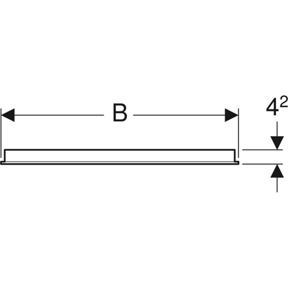 Geberit Option Basic aydınlatmalı ayna çift taraflı500.587.00.1