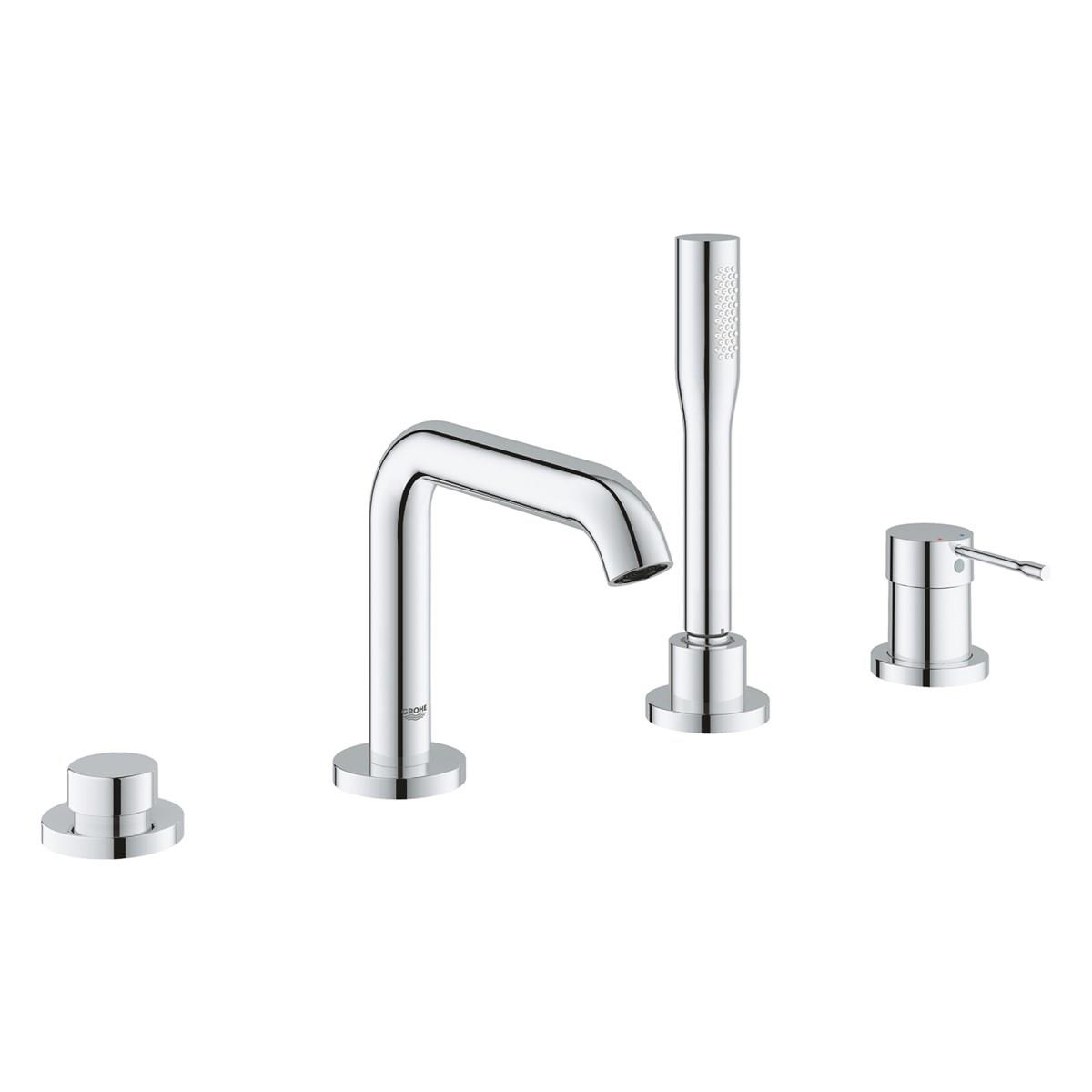 Grohe Essence New Dört Delikli Küvet Bataryası Krom Kaplama-19578001